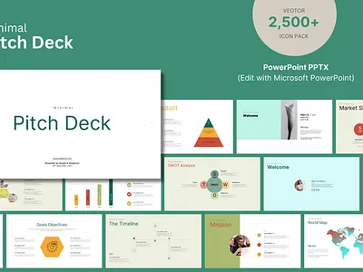 Pitch Deck PowerPoint Presentation. process