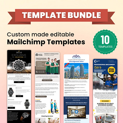 Mailchimp template pack email design email designer email newsletter email template mailchimp newsletter mailchimp template