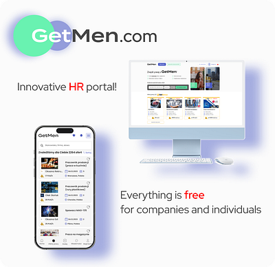 GetMen.com Project branding graphic design icons logo