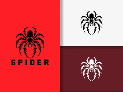 Spider Logo 2025 logo agency alcon logo america aniamls animal logo freedom illustration outdoor rounded sea monster logo spider face spider logo stylish ui ux vector wild