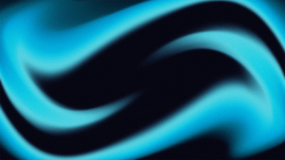 Abstract art #54 - Blue electric black blue electric grainy water wave