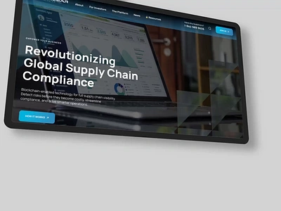 Global Supply Chain Compliance Website animation graphic design motion graphics website