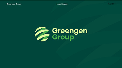 Greengen Group - Visual Identity 3d animation branding graphic design logo motion graphics ui