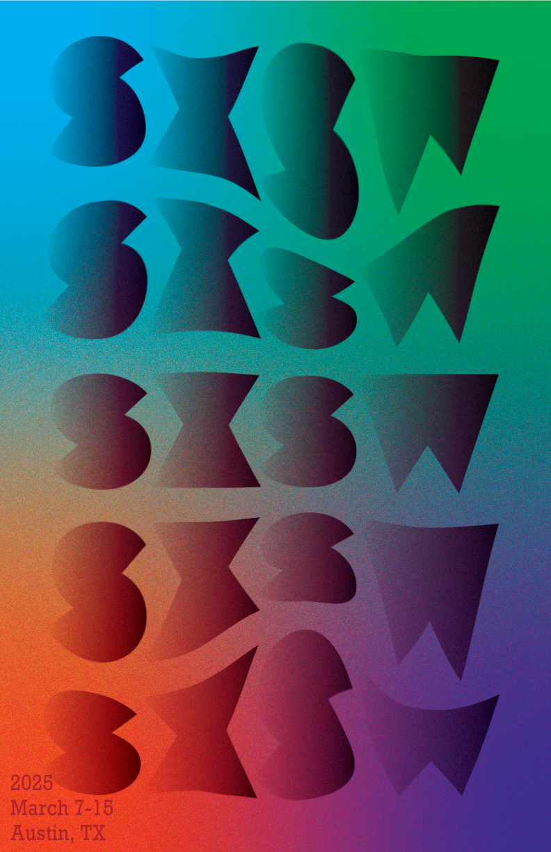SXSW Inspired Poster adobe illustrator creative event event poster graphic design illustrator poster