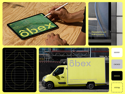 Obex - Brand Identity brand identity branding clean design construction branding construction company constructiondesign design inspiration graphic design logo logo design minimal design modern branding visual identity