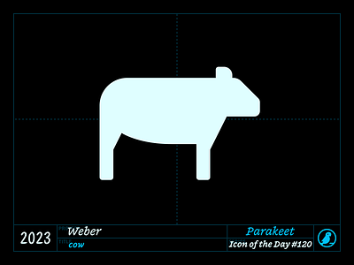 Icon of the Day #120 cow design icon icons vector