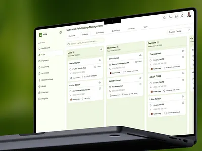 CRM crm kanban pipeline