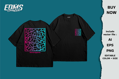 Abstract Lines Colorful abstract design adobe illustrator apparel artwork branding clothing design futuristic design geometric design illustration line art colorfull merchandise design modern design poster design retro design sticker design streetwear tshirt design tshirt design tshirt logo vector vintage design