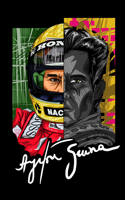 SENNA design f1 graphic design graphic designer illustration logo design marketing senna