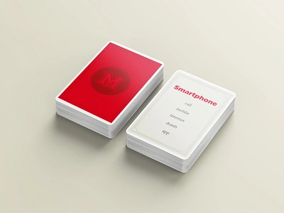 Miami University Taboo card design brand design card design card game design graphic design