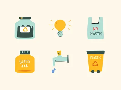 Flat Eco Friendly Illustration environment