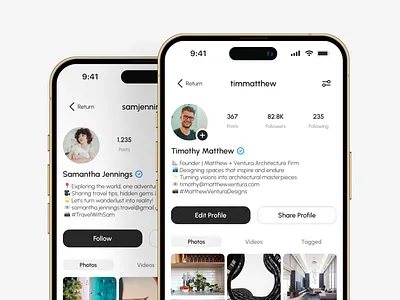Daily UI 006 - User Profile app dailyui design mobile ui ux