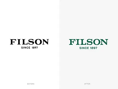 Filson Logo Update branding graphic design identity logo