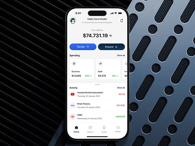 Goalify - Finance Management Apps banking app finance finance app finance manager finance mobile financial fintech goals ios management mobile mobile apps money payment payment app payment system personal finance saas transaction walet