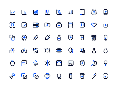 asklepios Icon: Healthcare & Wellness UI Icon Set - Duoline blue clean icon duotone icon figma icon fitness icon health icon healthcare icon hospital icon icon design icon library icon pack icon set iconography line icon medical icon minimal icon modern icon ui icon vector icon wellness icon