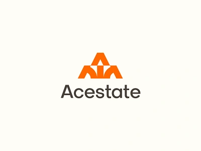 Acestate Logo | Minimalist Real Estate Logo branding branding design building graphic design home logo house logo logo logo design logo design branding logodesign logos minimal minimalist logo real estate real estate logo realtor logo