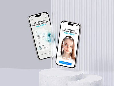 AI Diagnosis mobile web-app 3d ai design mobile mobile app mobile design ui ui design