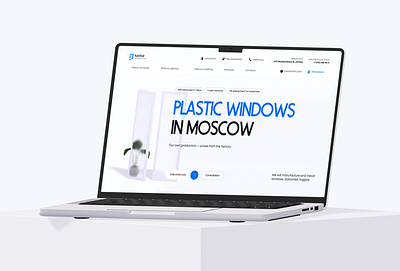 Website design for Window manufacturing and installation company 3d clean design design ui ui design web design windows