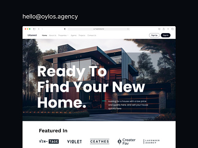 Full Real Estate Website Design animation ecommerce real estate real estates realestate business realestate website ui web design website website design