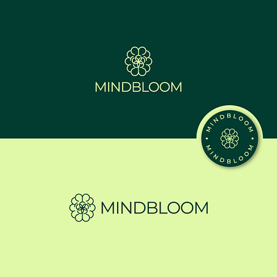 Mind Bloom: A Line Art Logo Representing Mental Clarity brand identity branding design design logos graphic design illustration line line art line art logo logo logo design logo inspiration logo maker logo mark logos logotype minimal minimal logo minimalist modern logo