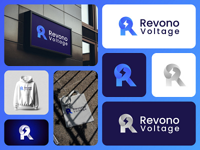 Letter R + Volt ⚡Logo Design brand identity branding creative design electric energy iconic logo design letter r logo design logomark modern logo negative space logo power r thunder thunderstorm volt volt logo volt power volt symbol