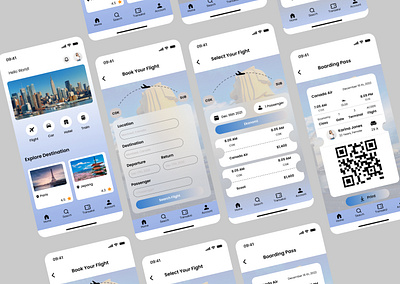 Travel Companion App UI/UX Design graphic design mobile app travel ui uiux