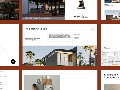 Casa Studio Website company profile design graphic design interaction design interface design ui ui design uiux ux website design website development