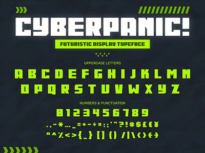 CyberPanic! font affinity designer branding cyberpunk font fontforge futuristic inkscape otf typeface typography