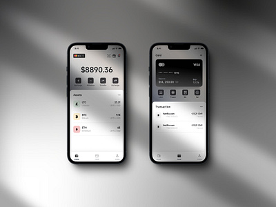 Crypto Wallet - Modern Banking & Digital Assets crypto wallet finance. ui