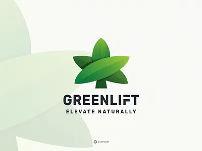 GREENLIFT Creative Marijuana Logo Design alternative medicine branding cannabis colorful gradient green healing health herbal holistic leaf logo design marijuana medical nature organic plant therapy treatment wellness