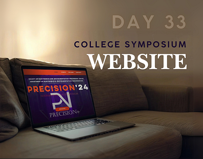 Day 33 of 100 Days Daily UI Challenge: College Symposium Website 100 days ui challenge college website collegesymposium dailyui dailyuichallenge day33 designercommunity eventshowcase eventwebsite interfacedesign modernwebdesign symposiumdesign ui uidesign uitrends userexperience webdesign webdevelopment websitedesign wixdesign