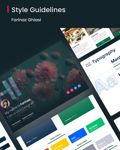 Style Guid - Ui Kit app design color design figma guideline style style guide ui ui kit uikit uiux ux web design