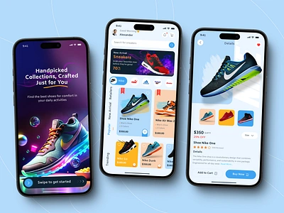 Shoe Store Mobile App ecommerce marketplace mobile app design nike store shoe shop shoe store shoe store app shoe store design shoes shopping shopping app sleep quality sport sport app design ui uiux