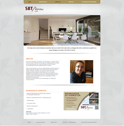 Website Design for client web design