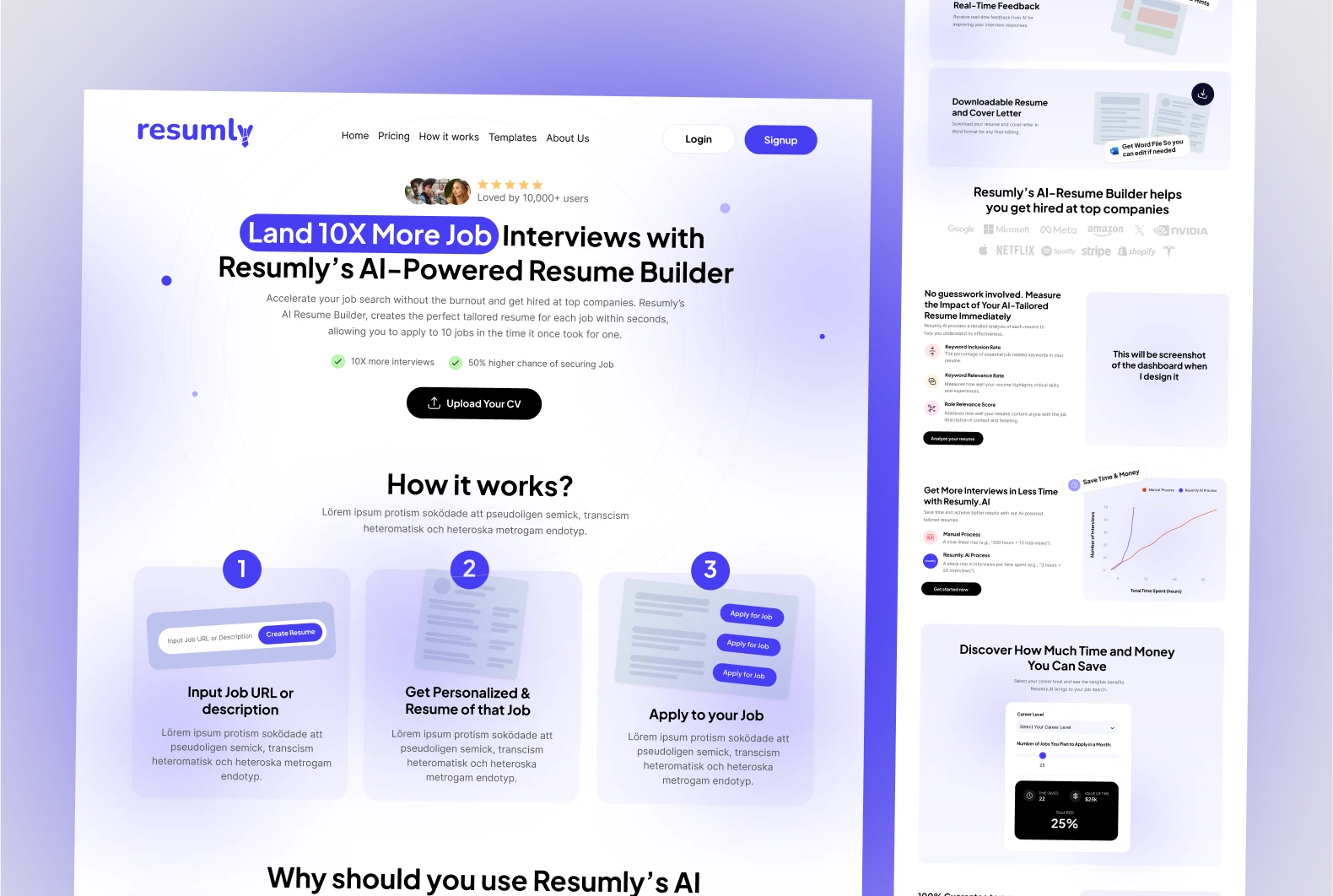 Example of Wordpress Website Design & Redesign