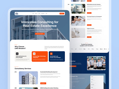 Homepage Design Concept for a Real Estate company design graphic design homepage real estate web design typography ui ui design user interface web design website design