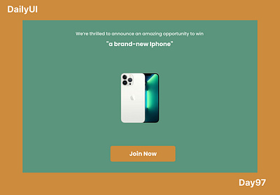 #Day097-Giveaway #DailyUI ui