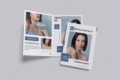 A4 Bifold Mockup Bundle Set - Rielismee empty