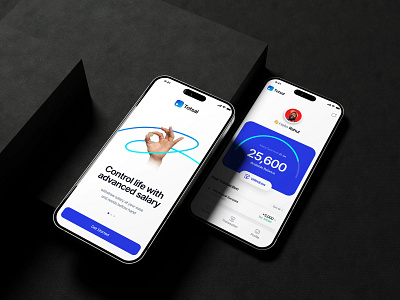 Totsal: Redefining Paydays for Modern Workforces advance salary app finance ui
