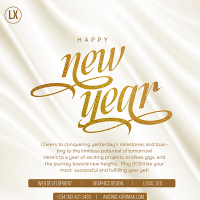 New Year Flyer 2024 2025 designs flyer graphic design new year social media