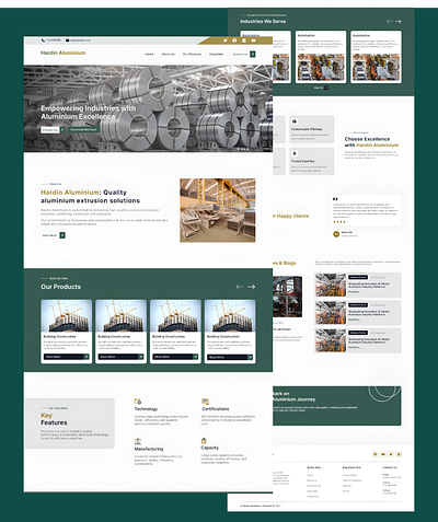 Aluminum extrusion industries website design! alminium industries aluminium aluminium design aluminium extrusion aluminium website discover extrusion industries manufacturing ui ux web web design