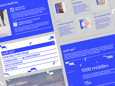 Conference "Metahata" animation conference creative landing page meta typography ui ux web design webflow