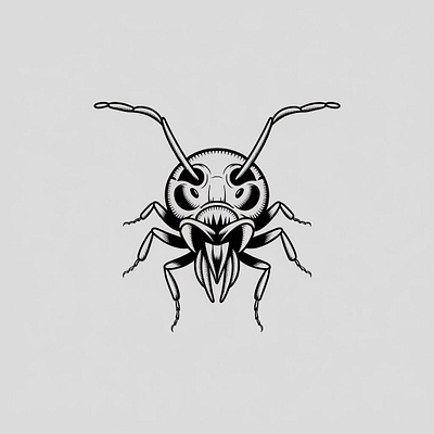 Potato or Colorado beetle symbol. Simple icon beetle