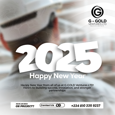 2025 Design for G-GOLD Ventures LTD 2025 branding designs engineering services white