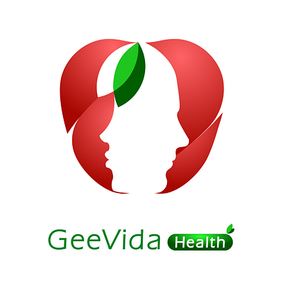 Logo for Geevida Health care adameve branding design health logo