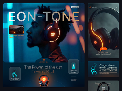 EON TONE - Branding & Digital Design app branding design graphic design typography ui ux web design