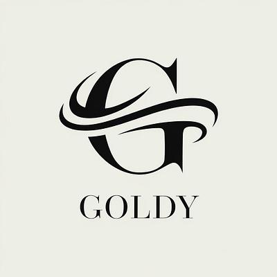 G letter logo with black background.Gold letter icon letter