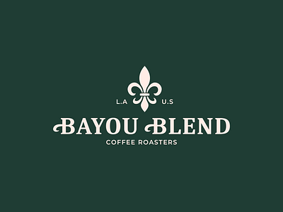 BAYOU BLEND logo adobe branding coffee graphic design illustrator logo logodesign louisiana