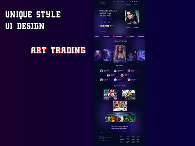 uniqe design graphic design trading trading ui ui uiux website design