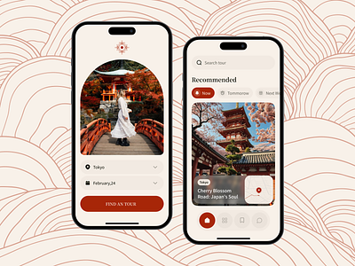 Tour to Japan, mobile application app application development japan japan style japan tour mobile app no code no code development nocode tokyo tour tour app ui ui design uiux uiux design